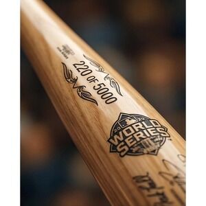 Florida Marlins 2003 World Series Champions Limited Edition Bat 220/5000 Wood